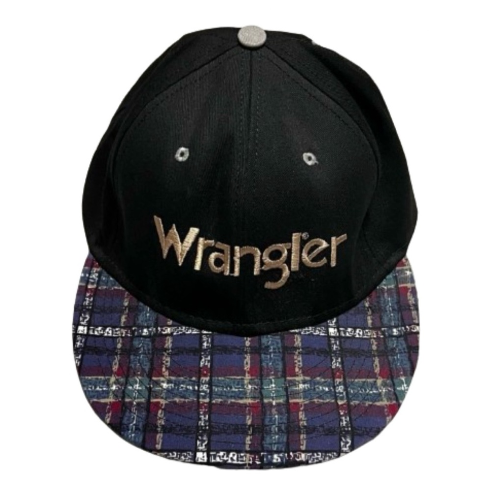 Wrangler cap hat adjustable SnapBack plaid NWOT